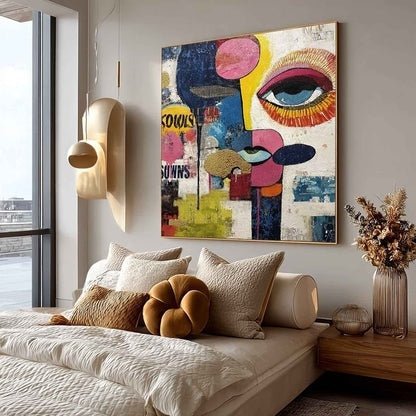 Abstract Graffiti Painting KS0012 - Viral Wall Art